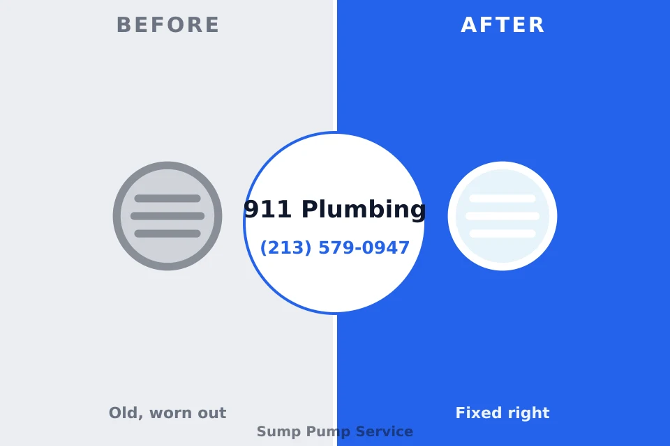 Before and after: plumbing company Southlake, TX
